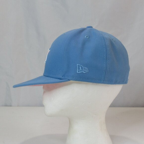 New Era 59Fifty MLB Houston Astros 45th Anniversary Blue/Pink Fitted Hat Size 7 - Picture 3 of 8